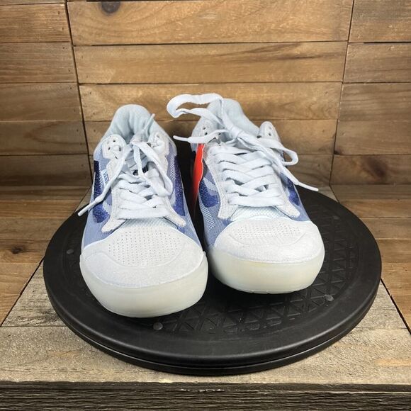 Vans Evdnt Athletic Shoes in Light Blue and Navy Ultimate Waffle - Picture 2 of 10